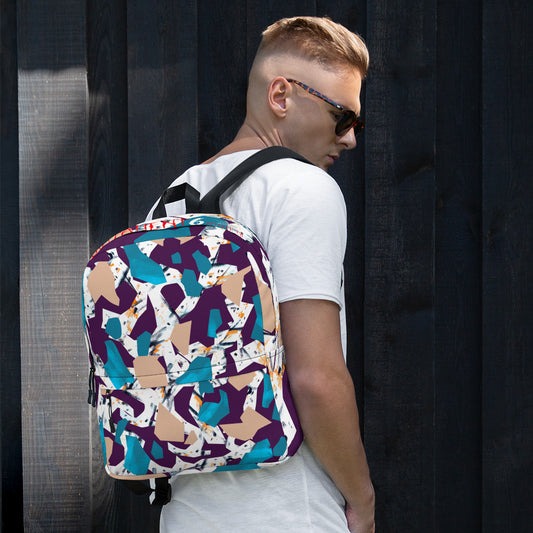 Abstract tiles Backpack