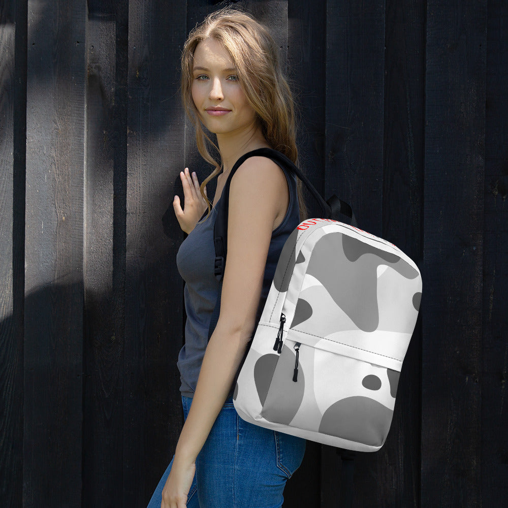 Retro Print Backpack