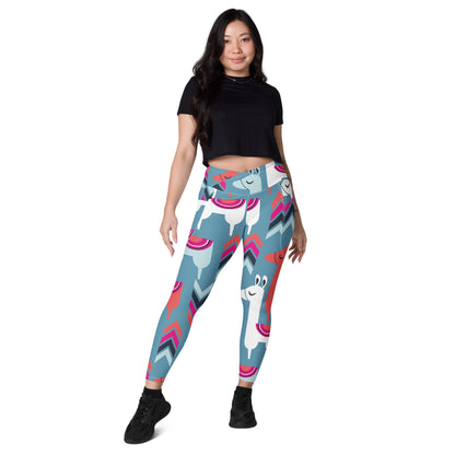 Lamas Crossover leggings with pockets