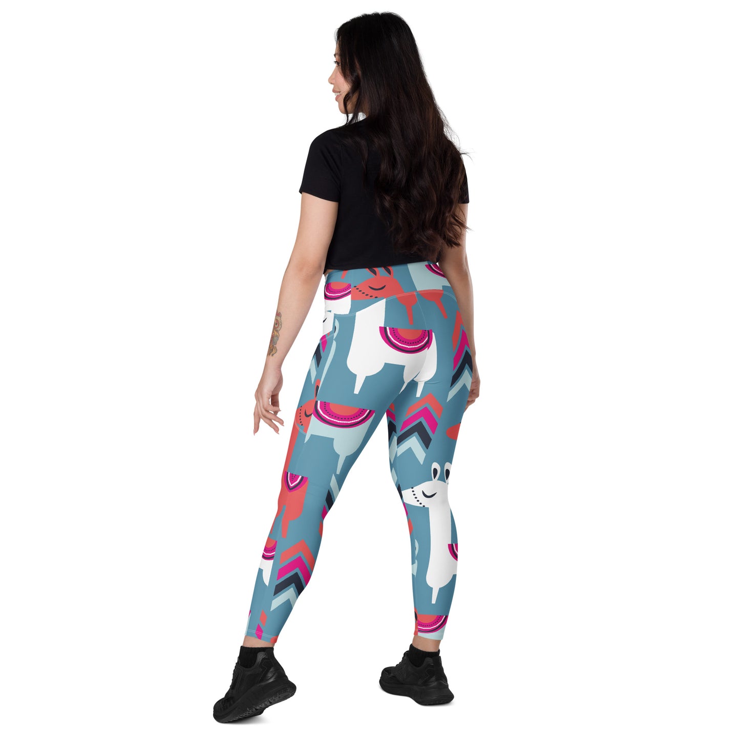 Lamas Crossover leggings with pockets