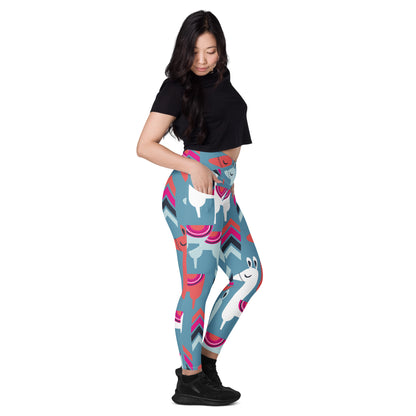 Lamas Crossover leggings with pockets