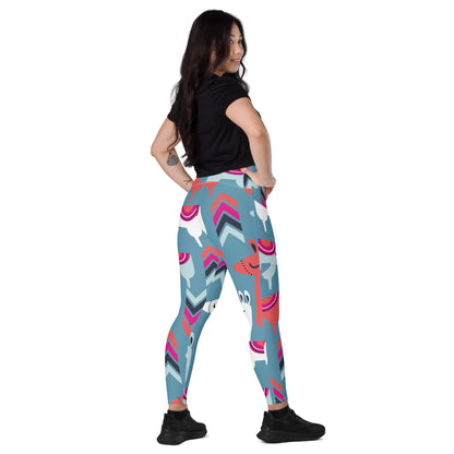 Lamas Crossover leggings with pockets