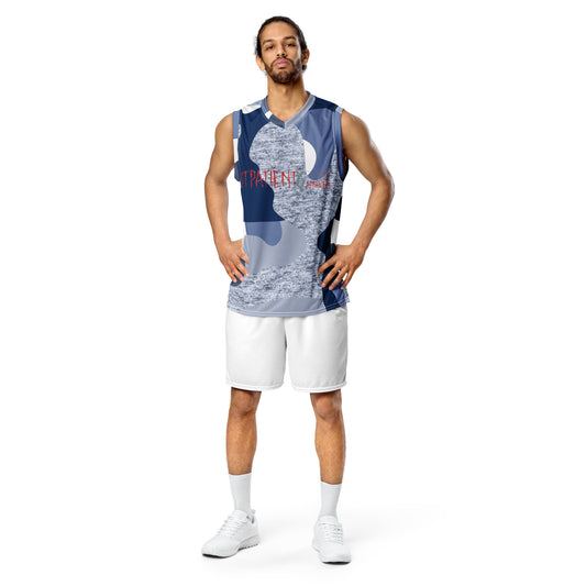 BlueCamo Recycled unisex basketball jersey