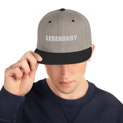 3D Puffed Legendary Snapback Hat