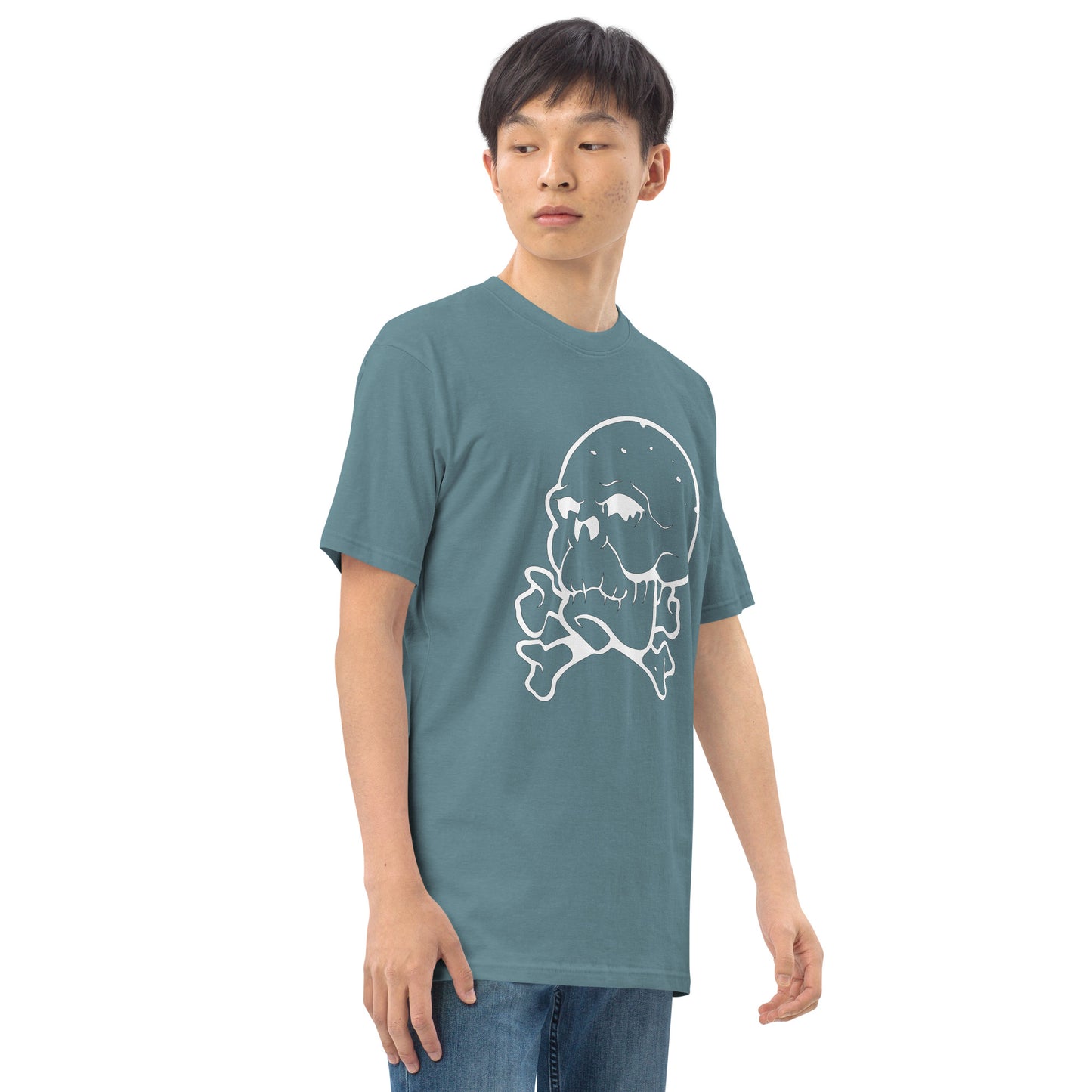 Men’s Skull & Bones premium heavyweight tee