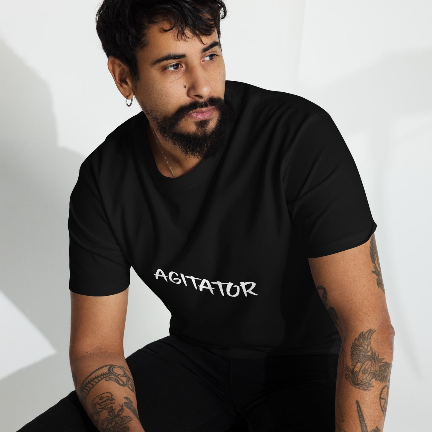 Agitator Men’s premium heavyweight tee