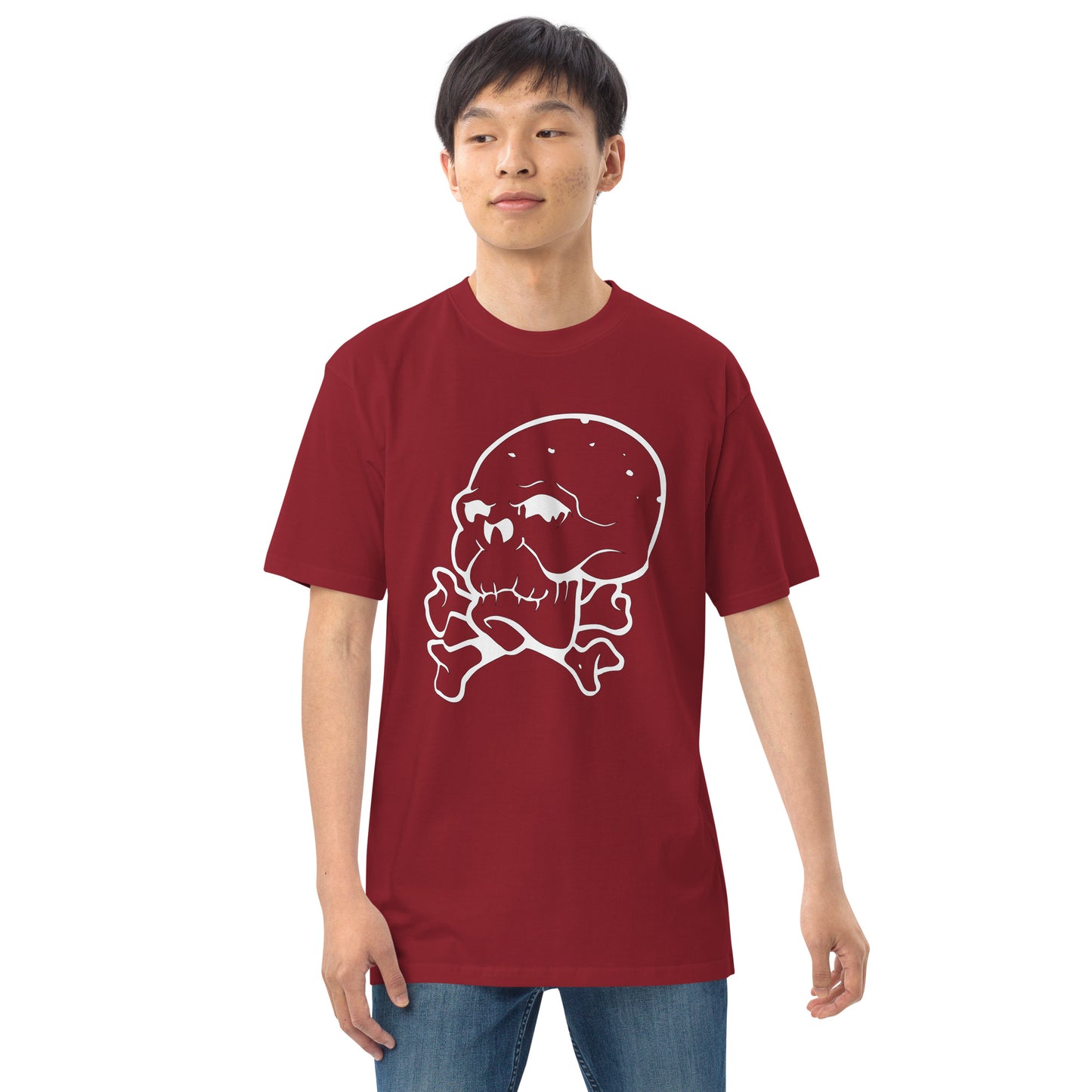 Men’s Skull & Bones premium heavyweight tee