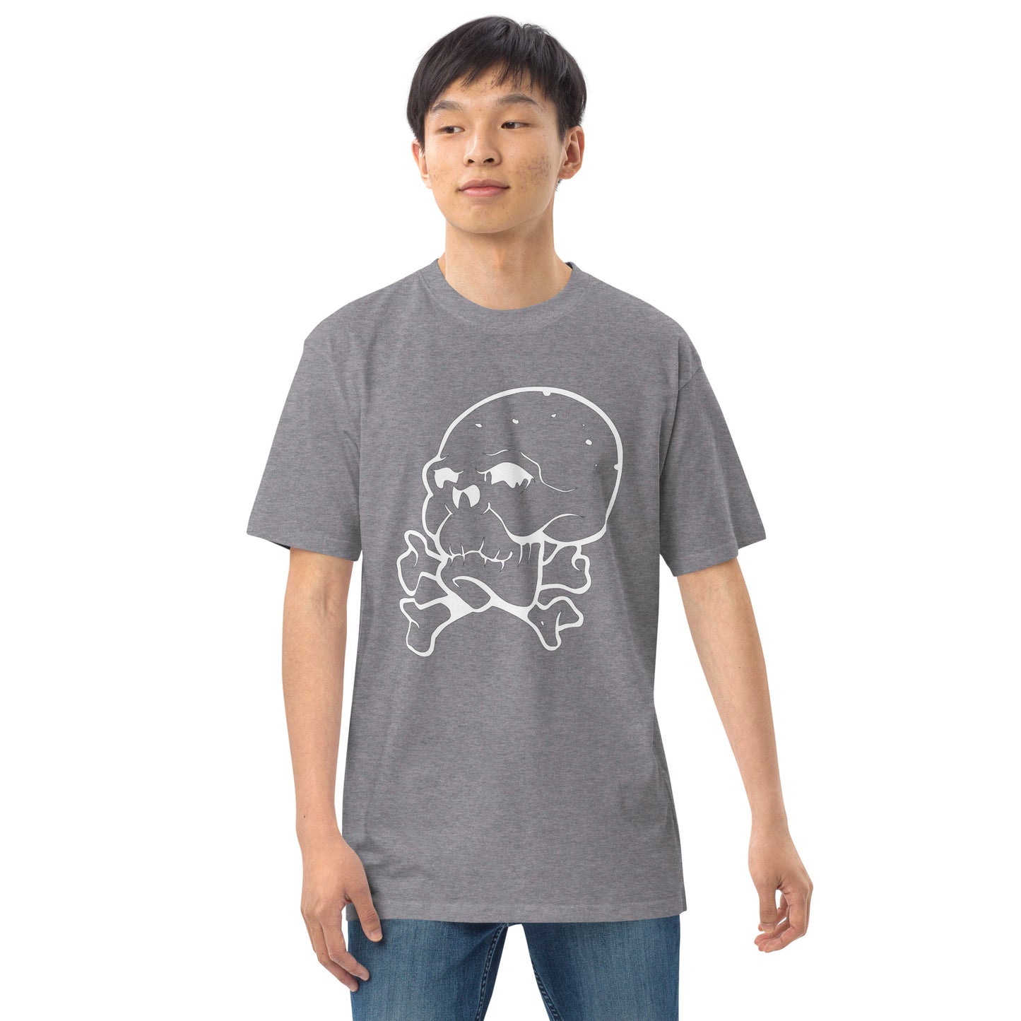 Men’s Skull & Bones premium heavyweight tee