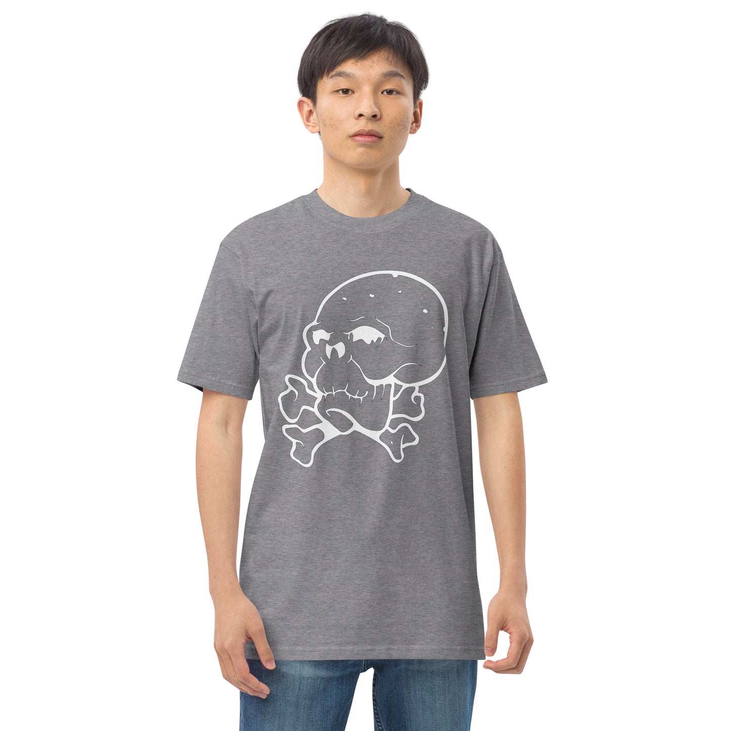 Men’s Skull & Bones premium heavyweight tee