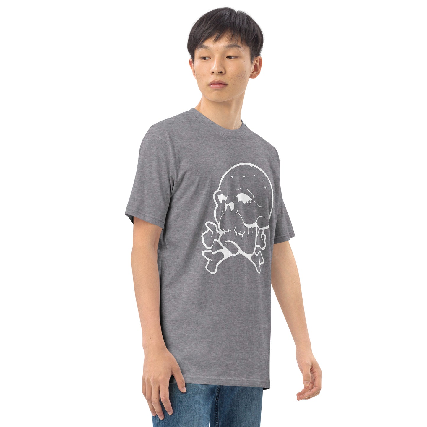 Men’s Skull & Bones premium heavyweight tee