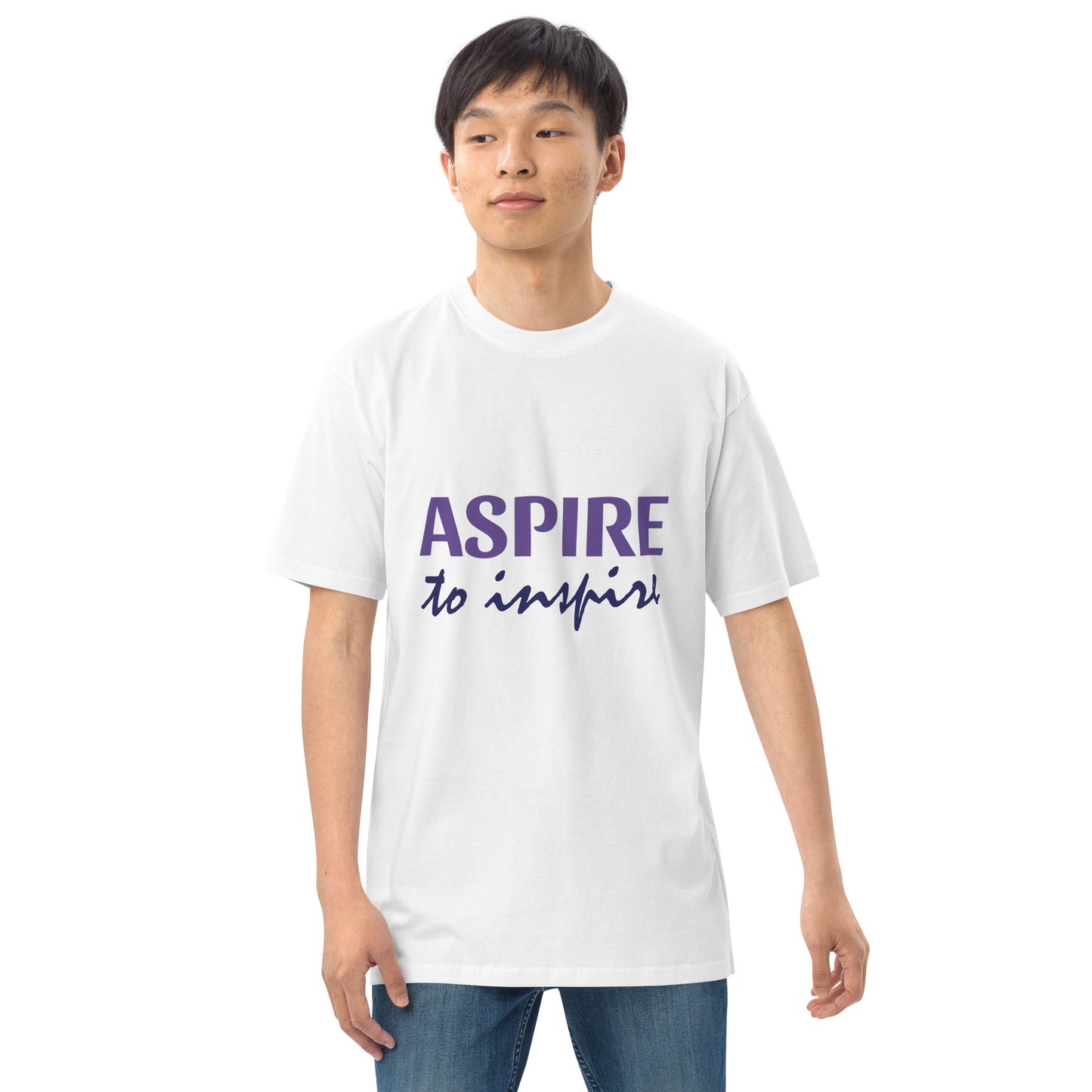 Inspire Men’s premium heavyweight tee