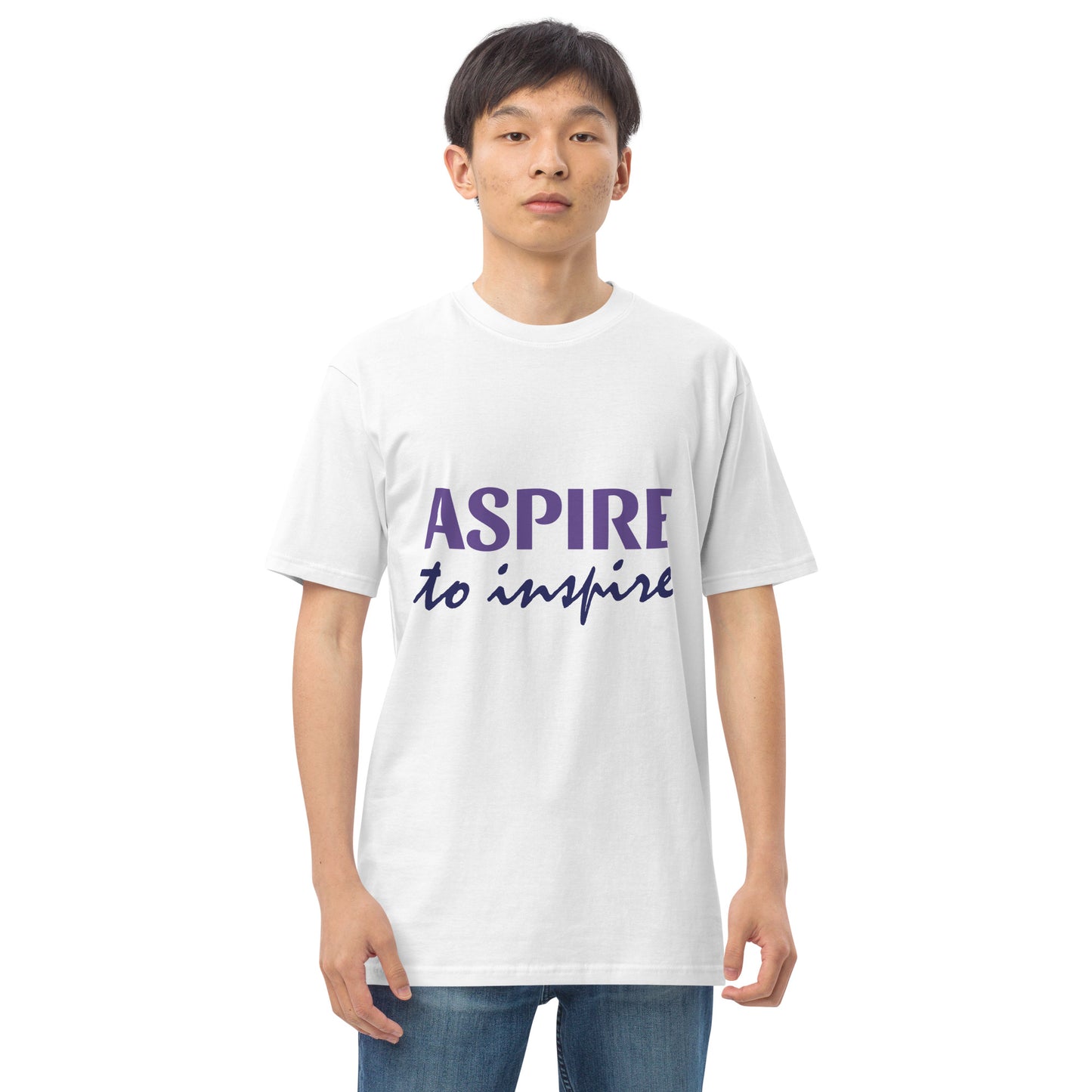 Inspire Men’s premium heavyweight tee