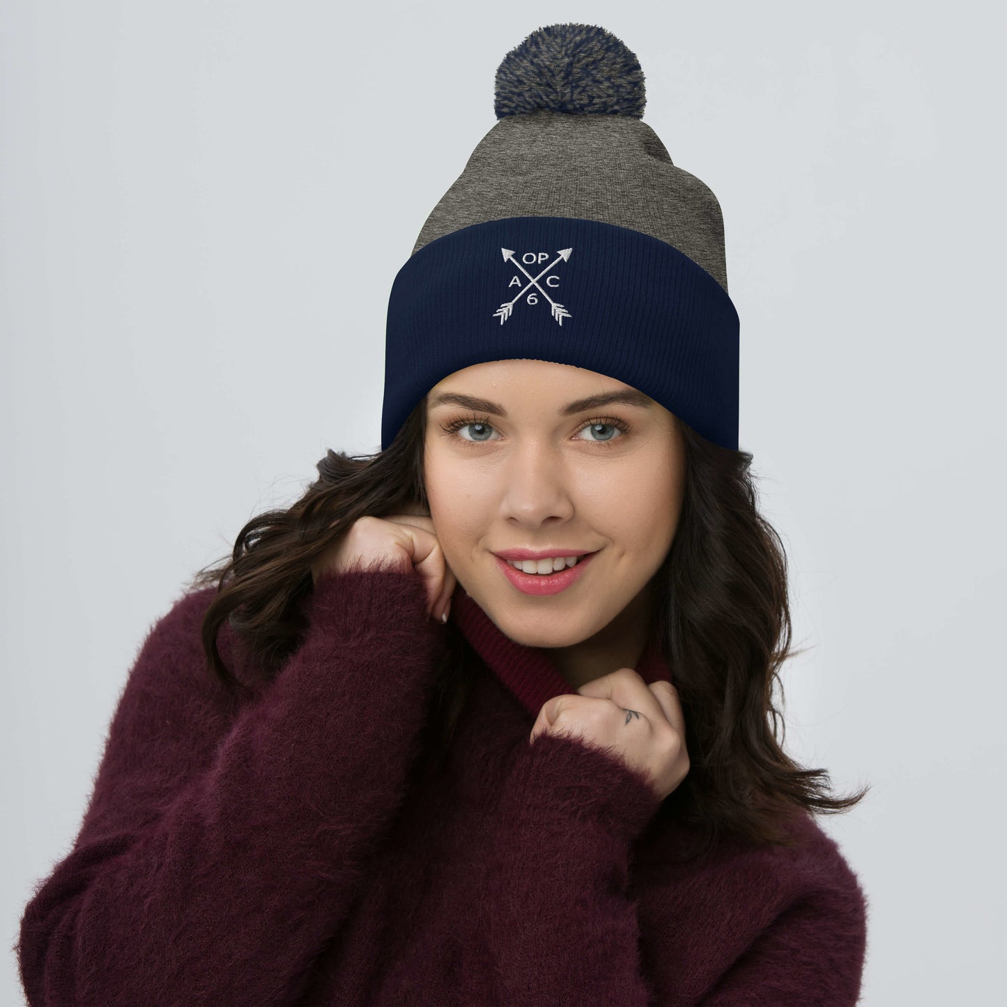 Alt Logo Pom-Pom Beanie