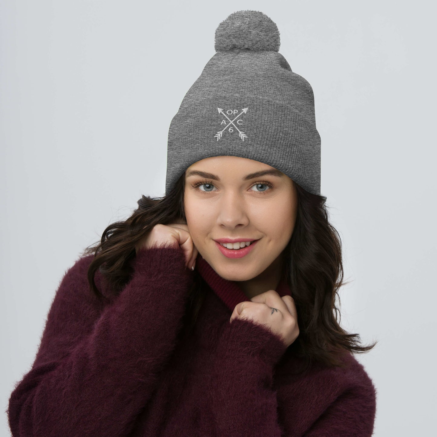 Alt Logo Pom-Pom Beanie