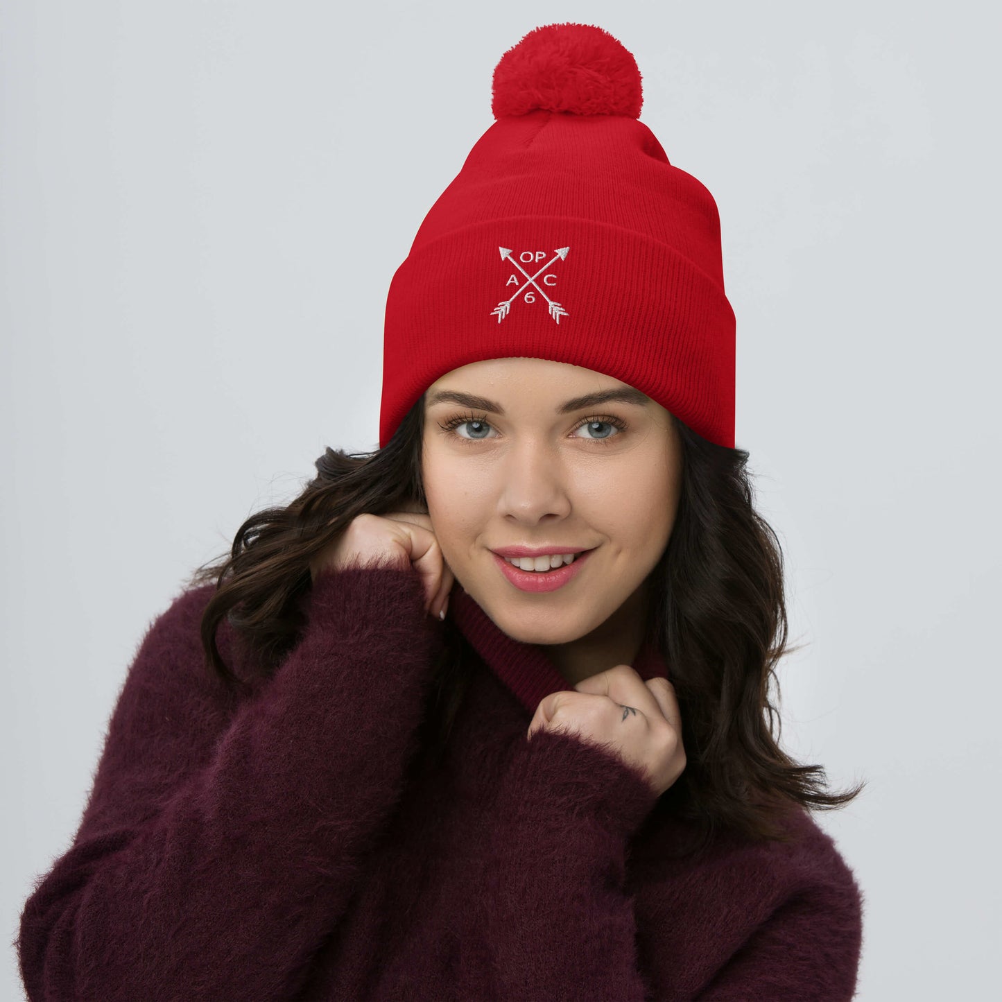 Alt Logo Pom-Pom Beanie