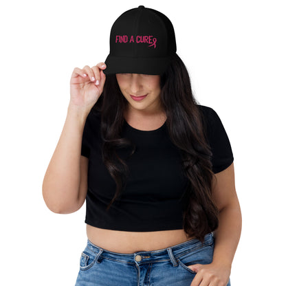 3D Embroidered Find A Cure Trucker Cap