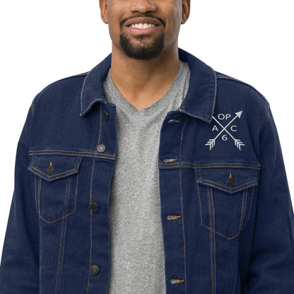 OP6 Dual Logo Unisex denim jacket