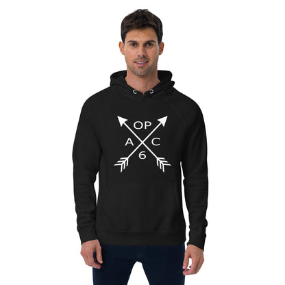 Alt Logo Unisex eco raglan hoodie