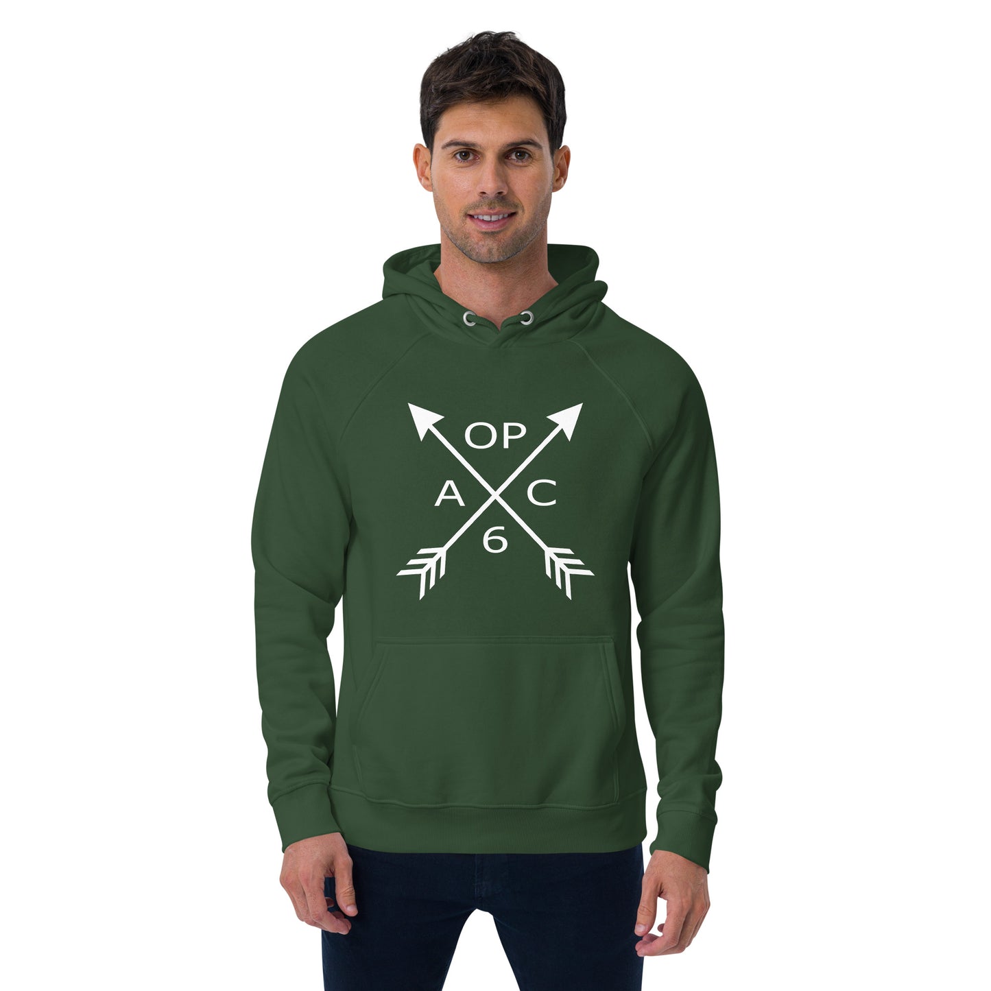 Alt Logo Unisex eco raglan hoodie