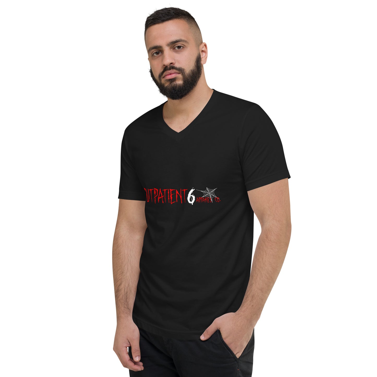 OP6 Logo Unisex Short Sleeve V-Neck T-Shirt