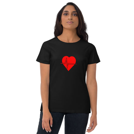 Red Heartsmart Women's short sleeve t-shirt